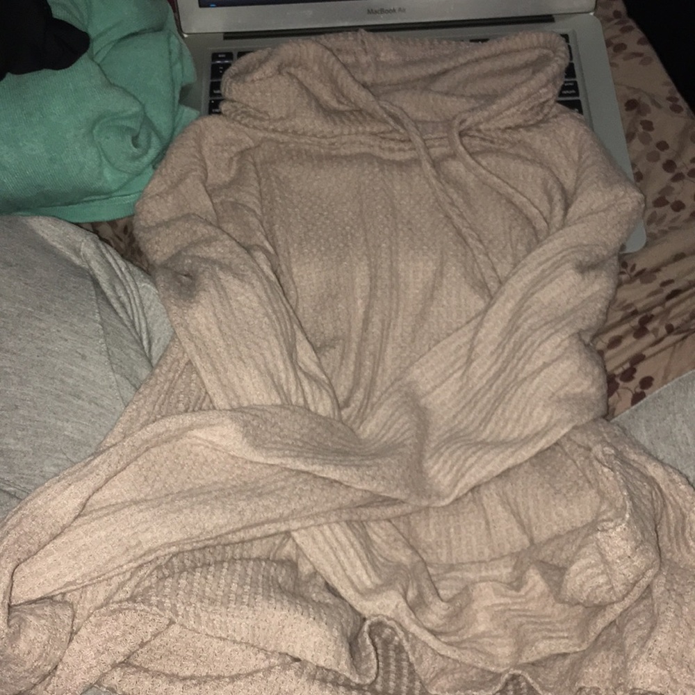 pink turtle neck sweater